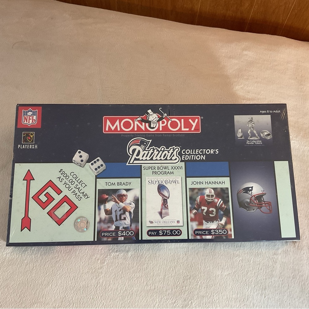 Monopoly Patriots Collector's Edition Board Game - Navy Blue unopened